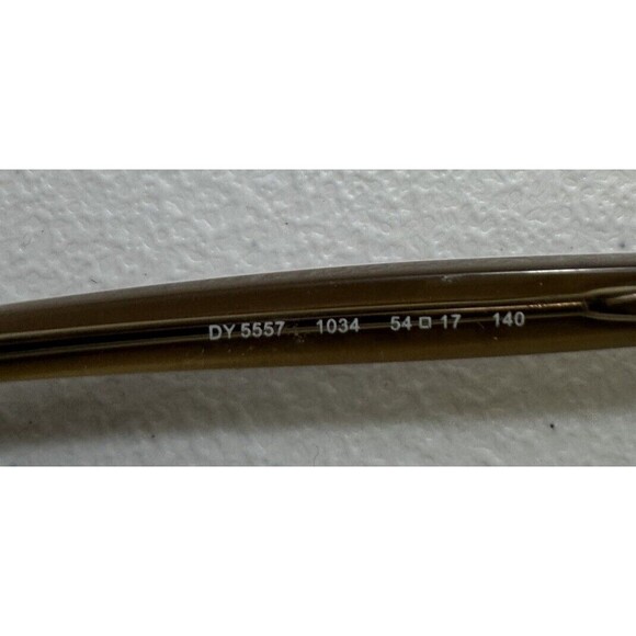 Cute DKNY DY 5557 1034 140mm Gold BROWN Pinkish Glasses Frames Only 54-17-140 - Picture 4 of 5